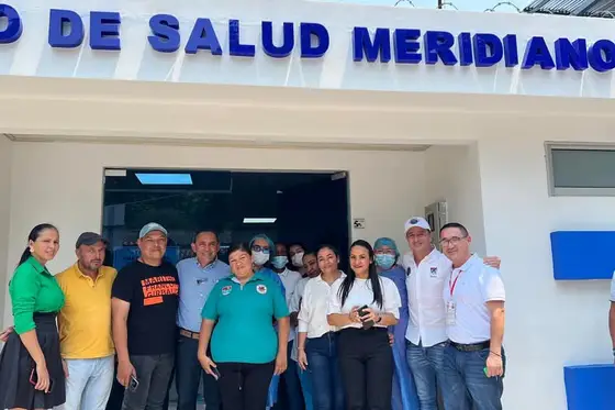 Entrega de equipos biomédicos en el Centro de Salud Meridiano 70 de Arauca