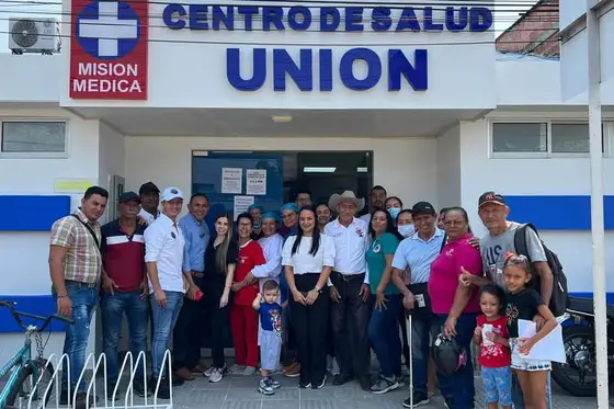 Entrega de equipos biomédicos en el Centro de Salud Unión de Arauca