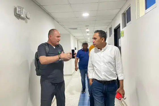 Recorrido por las instalaciones del Hospital San Vicente