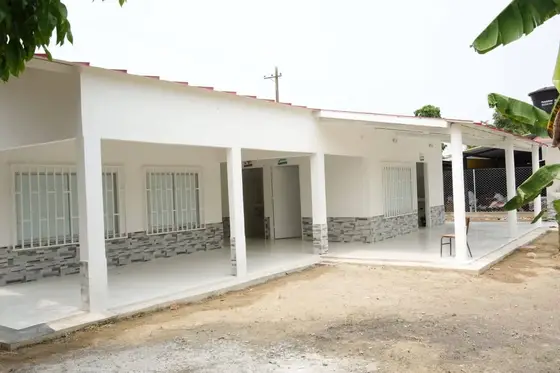 Instalaciones terminadas del Puesto de Salud Distrito 4