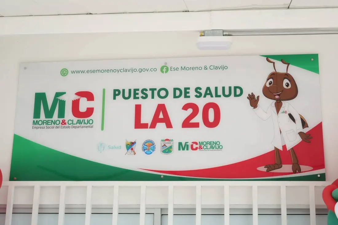 Germán Rozo interviene durante la entrega del Puesto de Salud Distrito 4